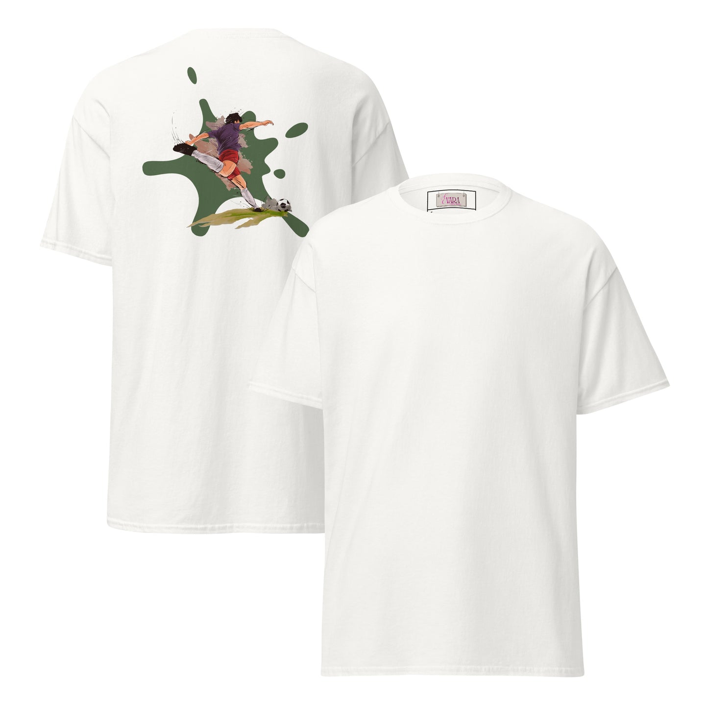 Unisex classic football themed tee