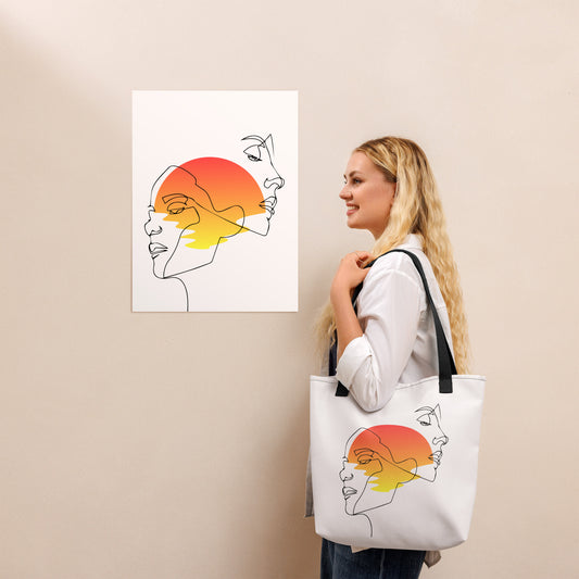 Golden Muse: Tote bag