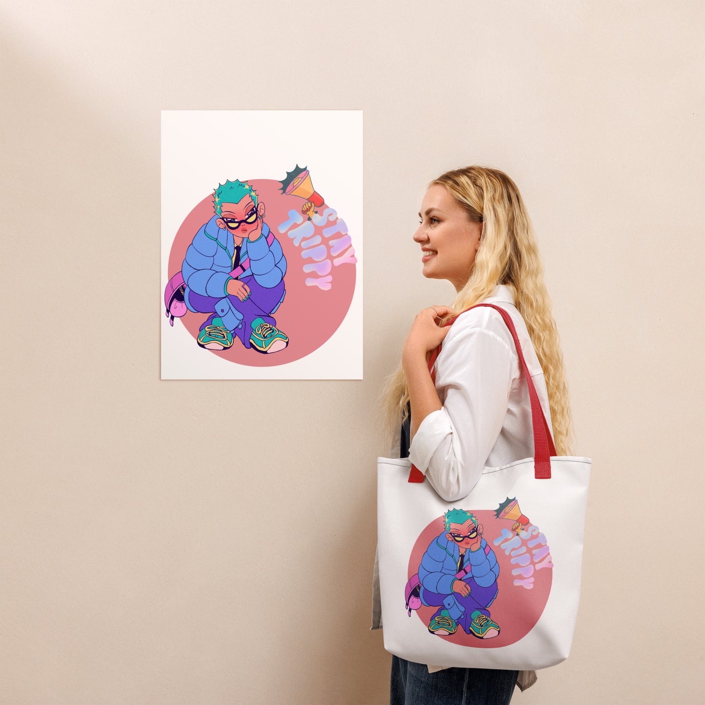 Stay Trippy: Tote bag