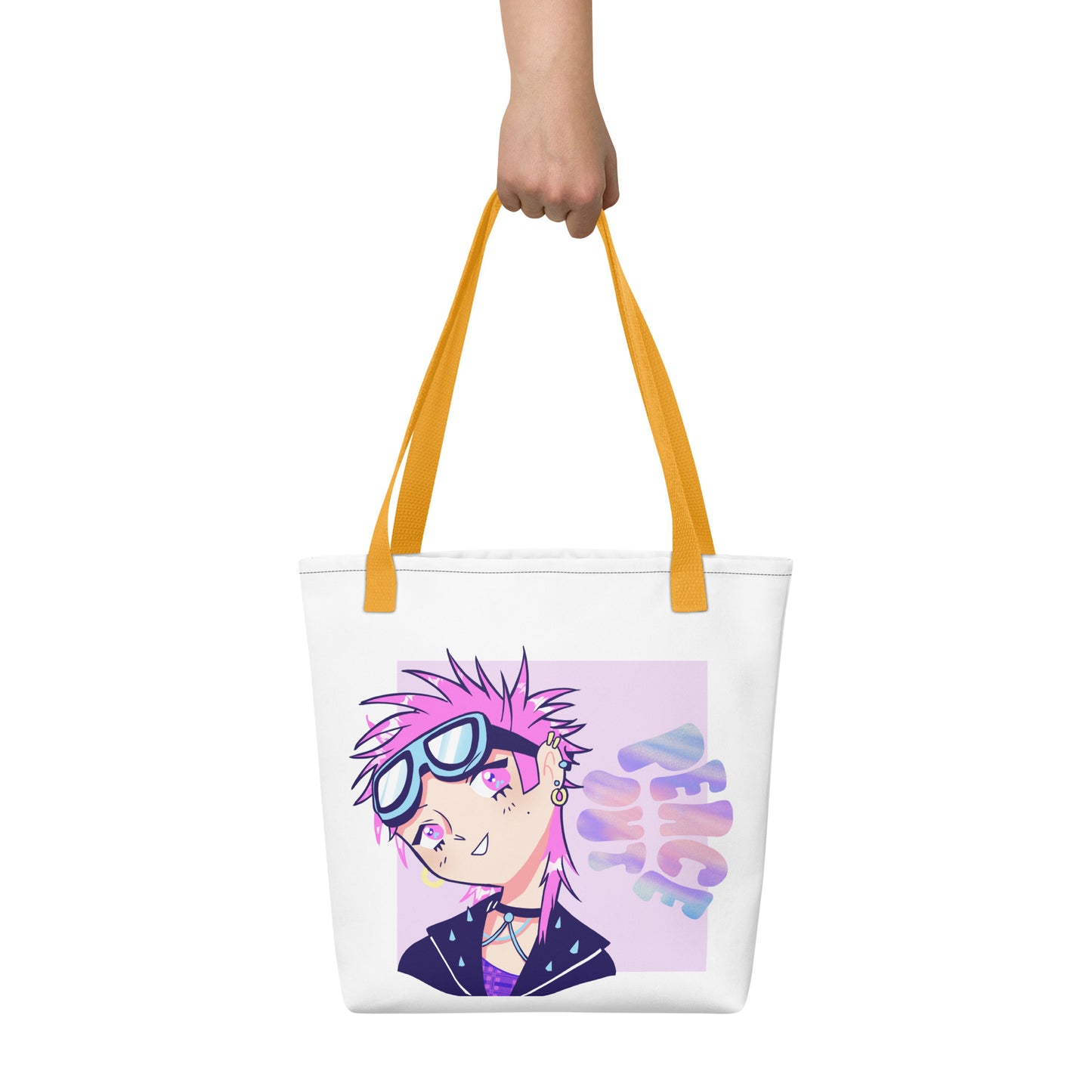 Peace Out: Tote bag