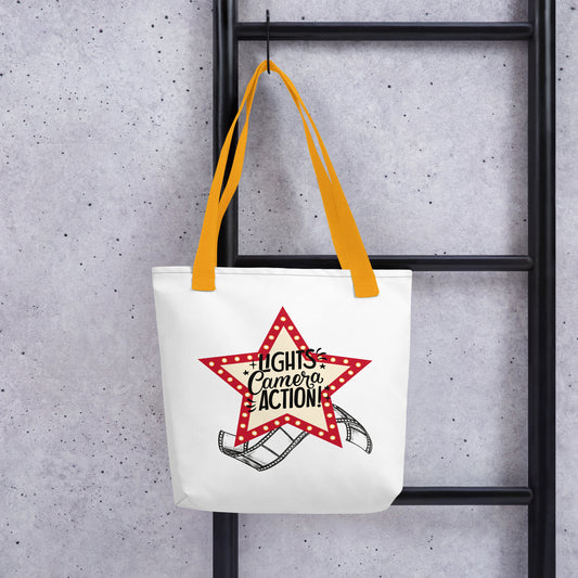 Lights, Camera, Action: Tote bag