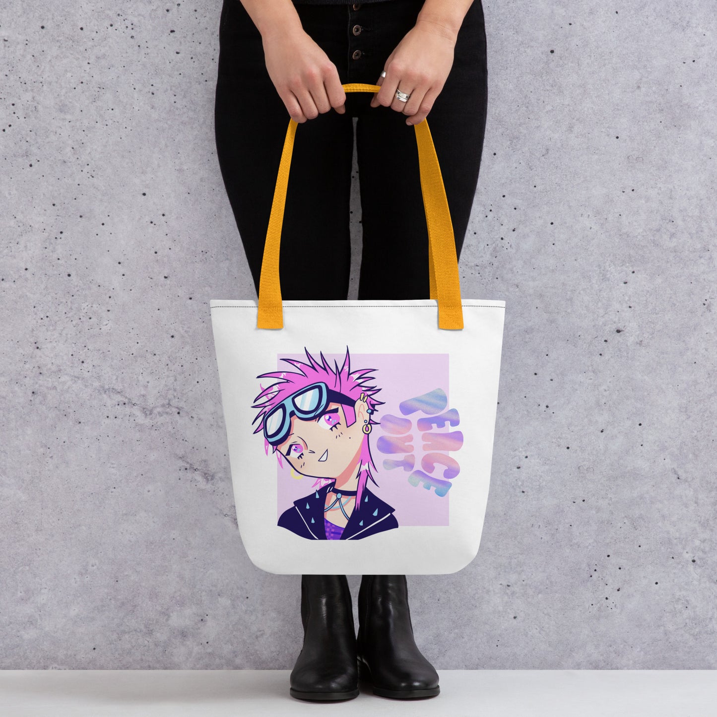 Peace Out: Tote bag