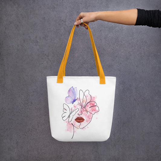 Face of Flight: Tote bag