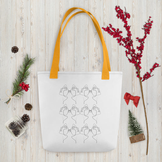 Face-simili: Tote bag
