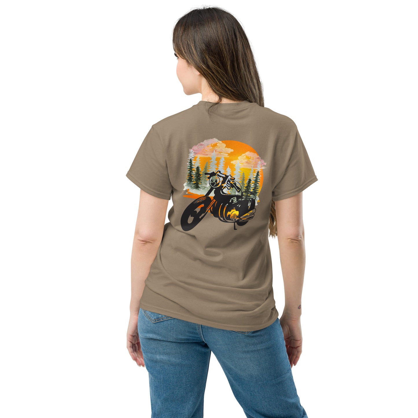 Motorcycle: Unisex classic tee